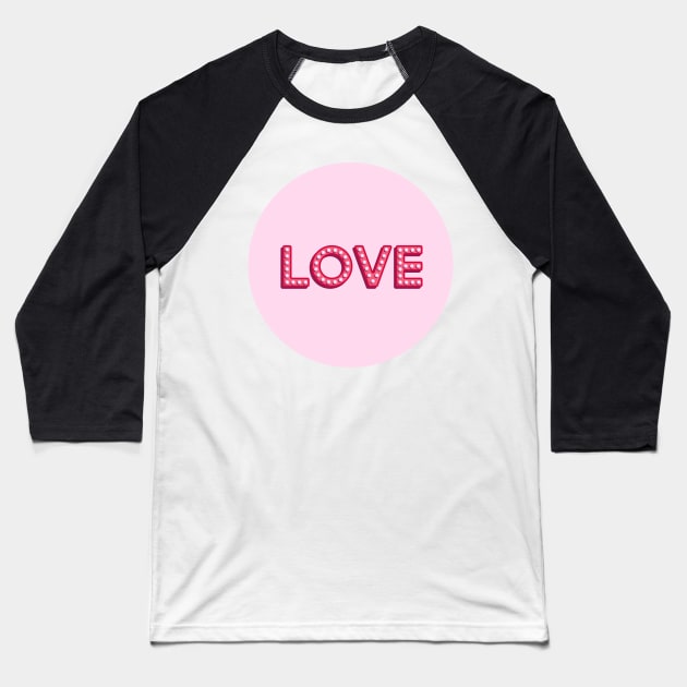 Love Baseball T-Shirt by Wanda City